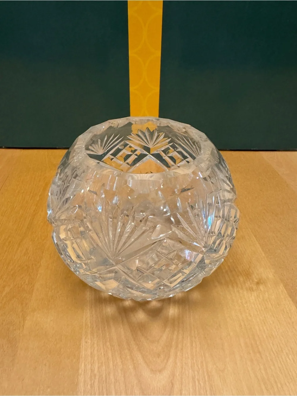 Crystal Clear Industries Essex Rose Small Glass Bowl Vase